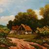 Stories From The Old Farm - Sunflowers - Oil Paintings - By S   O   L   D S   O   L   D, Realism Painting Artist